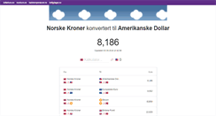 Desktop Screenshot of dollarkurs.no