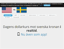 Tablet Screenshot of dollarkurs.se